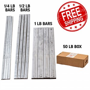 50/50 Tin-Lead Bar Solder - 50 lb Box
