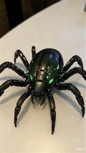Alien Cube Transforms Into Mechanical Spider #AlienTech #FutureTech #POV #shortsyoutube #Alien