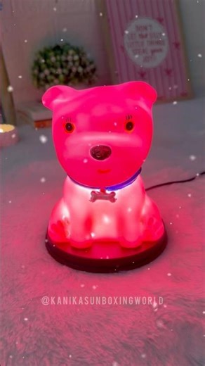 Cute Dog Night Lamp from Desk Lamp Collection 🎀🌸 #shorts