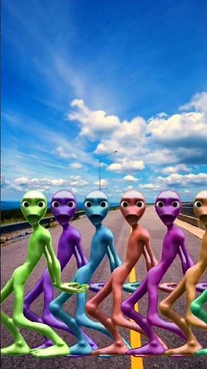 Dame tu cosita alien dance part - 19 #funny #short #viral #dame #alien #trend #dance