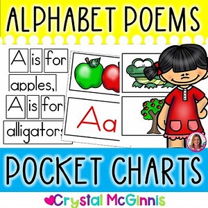 POCKET CHARTS | 26 Alphabet Poems for Shared Reading Pocket Chart Version