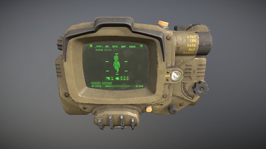 Pip Boy 3000 Mark IV - Buy Royalty Free 3D model by HUNTR3D