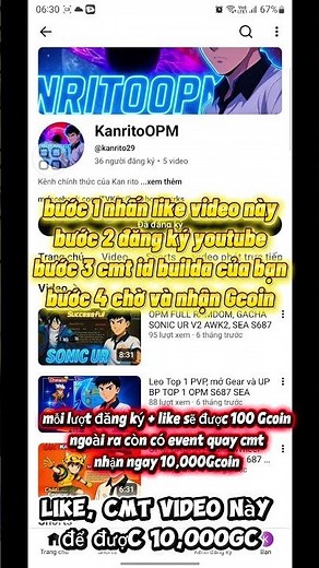 cách nhận Gcoin + kim cương miễn phí trong câu cá Vạn Cân #buildagame #钓魂 #44308744