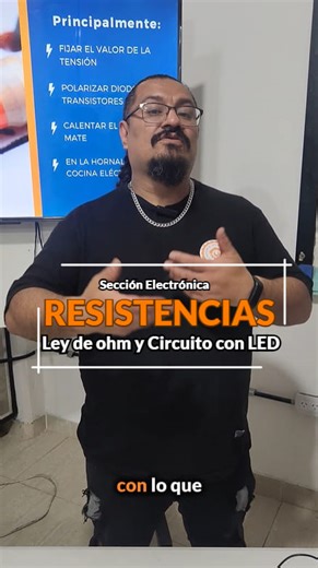 26K views · 580 reactions | Buenas buenas seguimos con electrónica⚡️ Hoy el profe Ari nos va a enseñar como calcular la resistencia necesaria para un circuito con La famosa ley de ohm y lo vamos a poner en práctica con una protoboard. No te lo podés perder, Disfrútalo! | Academia Megaservice | Facebook