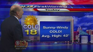 12K views · 32 reactions | WJZ FIRST WARNING WEATHER: Severe cold weather is taking place this Friday morning. Temperatures will be as high as just 18 degrees. But, better news is around the corner. Marty Bass has your weather. | WJZ-TV | CBS Baltimore | Facebook
