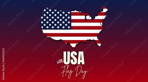 Celebrate American pride with this vibrant USA flag animated vector illustration. Perfect for patriotic events, social media posts, and various design projects.