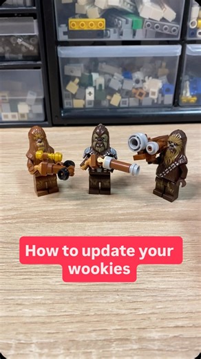 @brickbaraka on Instagram: "How to update your wookies #legomoc #fyp #legostarwars #legostarwarsmoc #legominifigure"
