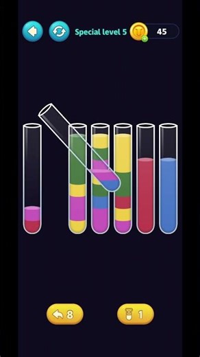 SortPuz: Water Sort Puzzle - Special Level 5 #games #gaming #puzzle #watersortpuzzle #colorsortgame