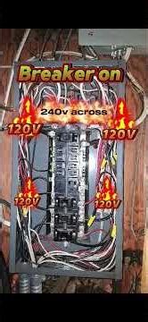 50 amp circuit breaker install #trades #electrical #construction