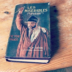 Just found this 90 year old copy of Les Miserables in The Squirrel Bookshop in Crumlin while I was out getting my tea ... So now I’m just learning the lyrics in case Hugh Jackman gets sick and they need someone someone hairy fast ... I might get the call .... excited... #lesmiserables #lesmis #thesquirrelbookshop #mybigbreak #hughjackman #oldbooks #vintagebooks #vintagebook #crumlin | Paddy Casey Music