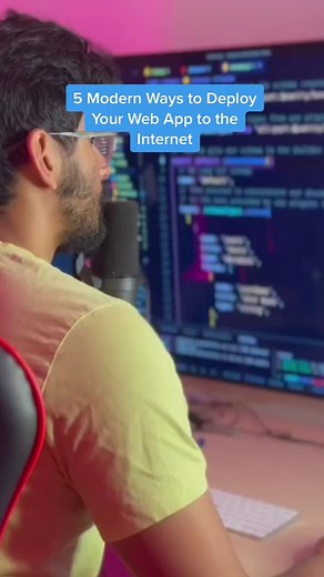 5 Modern Ways to Deploy Your Web App to the Internet#programming #code #coding #programmer #softwareengineer #developer
