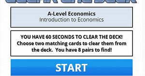 Introduction to economics - Clear The Deck Key Term Knowledge Activity