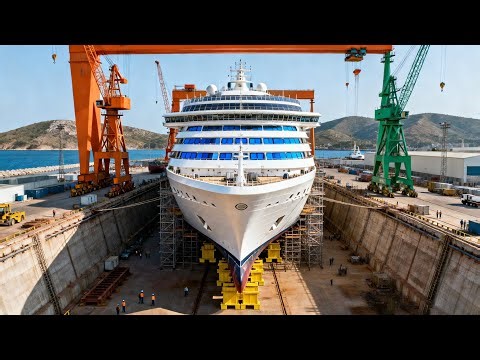 Inside a Shipyard: Building a Billion Dollar Luxury Cruise Ship🛳