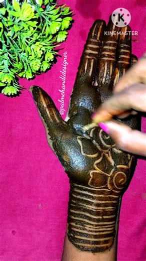 Beautiful Easy Mehandi Design #mehndi #ytshorts #viral
