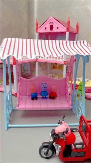 Satisfying with Unboxing & Review Peppa Pig Slide & Swing Fun #asmr #unboxing #peppapig #toyhouse