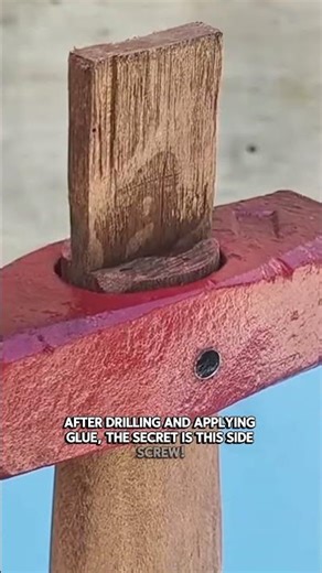 Genius Hammer Handle Fix 🔥 Never Loose Again! DIY Trick You Must Try