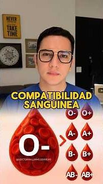 ¿A quién puedes transfundirle sangre de acuerdo con la compatibilidad de grupo? #medicina #shorts