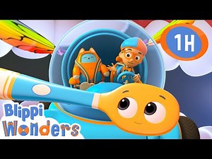 Toothbrush! | Blippi Wonders | Educational Kids Videos | Moonbug Kids