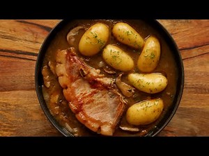 Vepřové kotlety na houbách