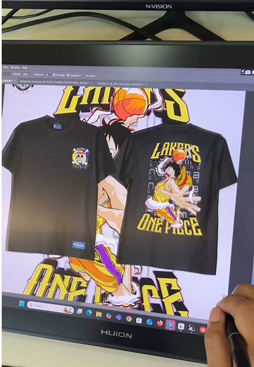 Luffy Clothing Inspired by Lakers Game Highlights