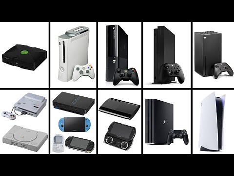 The Evolution of All PlayStation & XBOX Consoles (1991-2020)