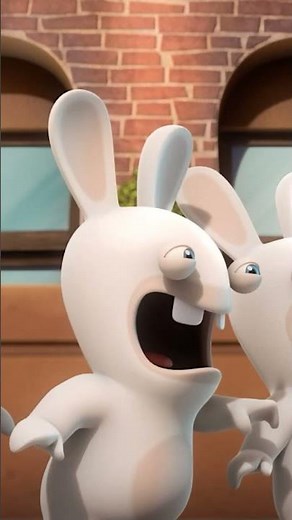Rabbids like trash cans ♻️| RABBIDS INVASION #shorts