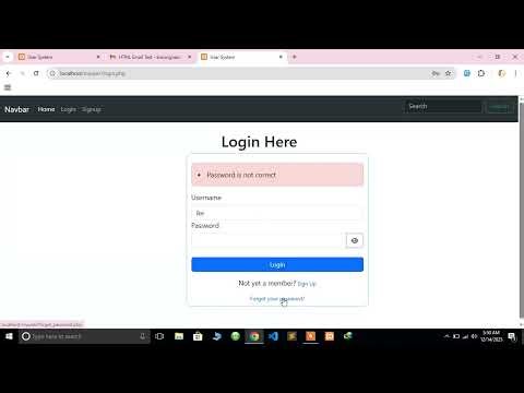#0 Email Verification, Password Recovery and Reset System in PHP System Overview