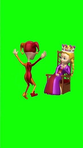 Jester Dancing for Queen meme - Green Screen
