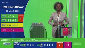 Evening SC winning lottery numbers for March 30, 2026