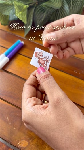 Sticker printing at home #stickercrafts #stickermaking #craftgirl #vaccationcraft #asmrcraft #diy