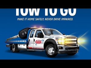 AAA offers free towing service to help curb drunken driving