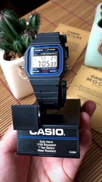 Historia del Casio F-91W: resistencia y durabilidad en un reloj icónico