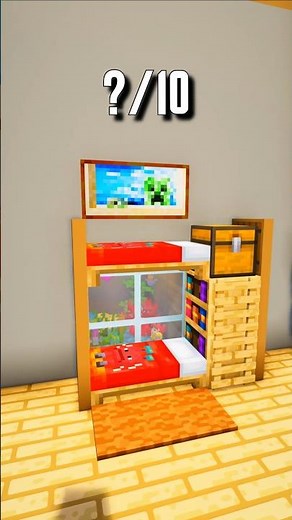 Minecraft Aquarium Bunk Beds Design Tutorial 🐠🛌 | Unique Underwater Themed Furniture!