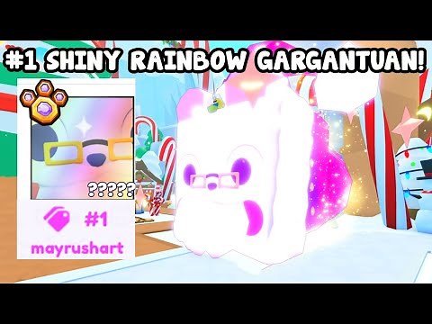 I HATCHED 1ST RAREST SHINY RAINBOW GARGANTUAN PET In Pet Simulator 99!