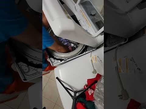 LG washer drum removal and cleaning