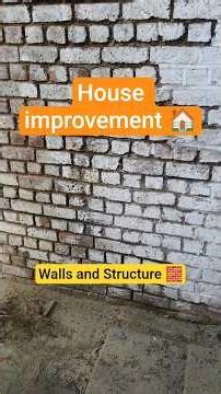 Renovate an old brick wall 🧱