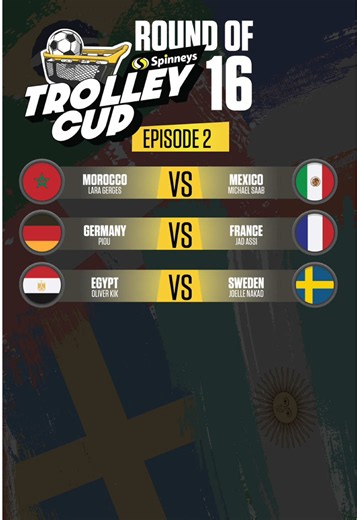 Spinneys Trolley Cup: Round of 16 — Morocco vs Mexico & Germany vs France