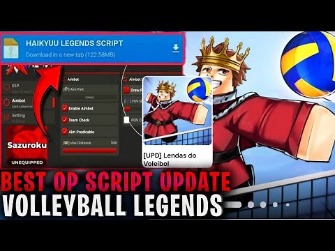 🔥 NEW SCRIPT Volleyball Legends 2025 | NO KEY + DIRECT LINK (INFINITE SPIN, HITBOX, AUTO WIN!)