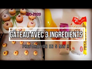 GÂTEAU AID AVEC SEULEMENT 3 INGRÉDIENTS// Préparation en 5 min