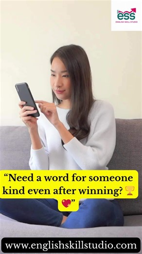 English Skill Studio on Instagram: "✨ Word of the Day: Magnanimous ✨ Pronunciation: /maɡˈnæn.ɪ.məs/ (adjective) Meaning: Very generous and forgiving, especially toward a rival or enemy. Examples: “The magnanimous winner praised his competitors.” “She was magnanimous enough to forget the past.” 👉 Share your own sentence with magnanimous! #WordOfTheDay #LearnEnglish #EnglishSkillStudio #Vocabulary #Magnanimous #EnglishTips"