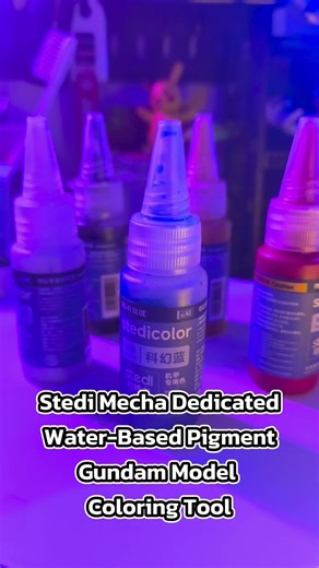 Gundam Model Coloring with Stedi Water-Based Pigment