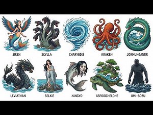 Every Mythical Sea Creature Explained in 18 Minutes
