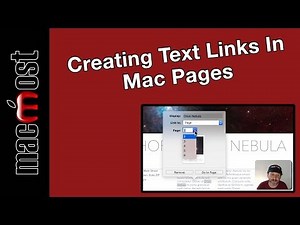 Creating Text Links In Mac Pages (MacMost #1955)