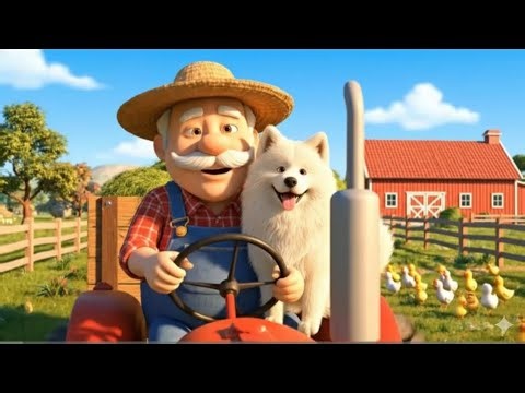 🧑‍🌾 Farmer and His Dog🐶 | Fun Farm Song for Kids 🐔| Nursery Rhyme | Animal Friends on the Farm 🌾🎶 |
