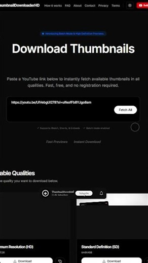 How To Download YouTube Thumbnails.