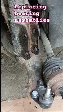 Replacing wheel bearing assemblies on the Corolla...#wear part# diy driveway repairs