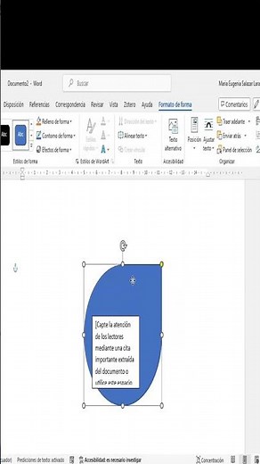 🔺 Como INSERTAR TEXTO en una FORMA EN WORD