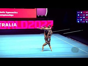 Australia 1 (AUS) - 2022 Acrobatic Worlds, Baku (AZE) - Balance Qualification Women's Group