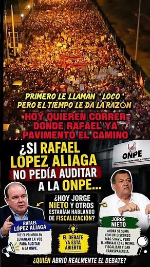 SI RAFAEL NO SE LEVANTA A RECLAMAR TODO ESTO NO ESTARÍA PASANDO, NO SABRÍAMOS LA VERDAD!