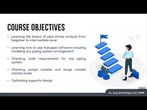 Pipe stress analysis course using AutoPIPE - Introduction [ Lecture No. 1/30 ]